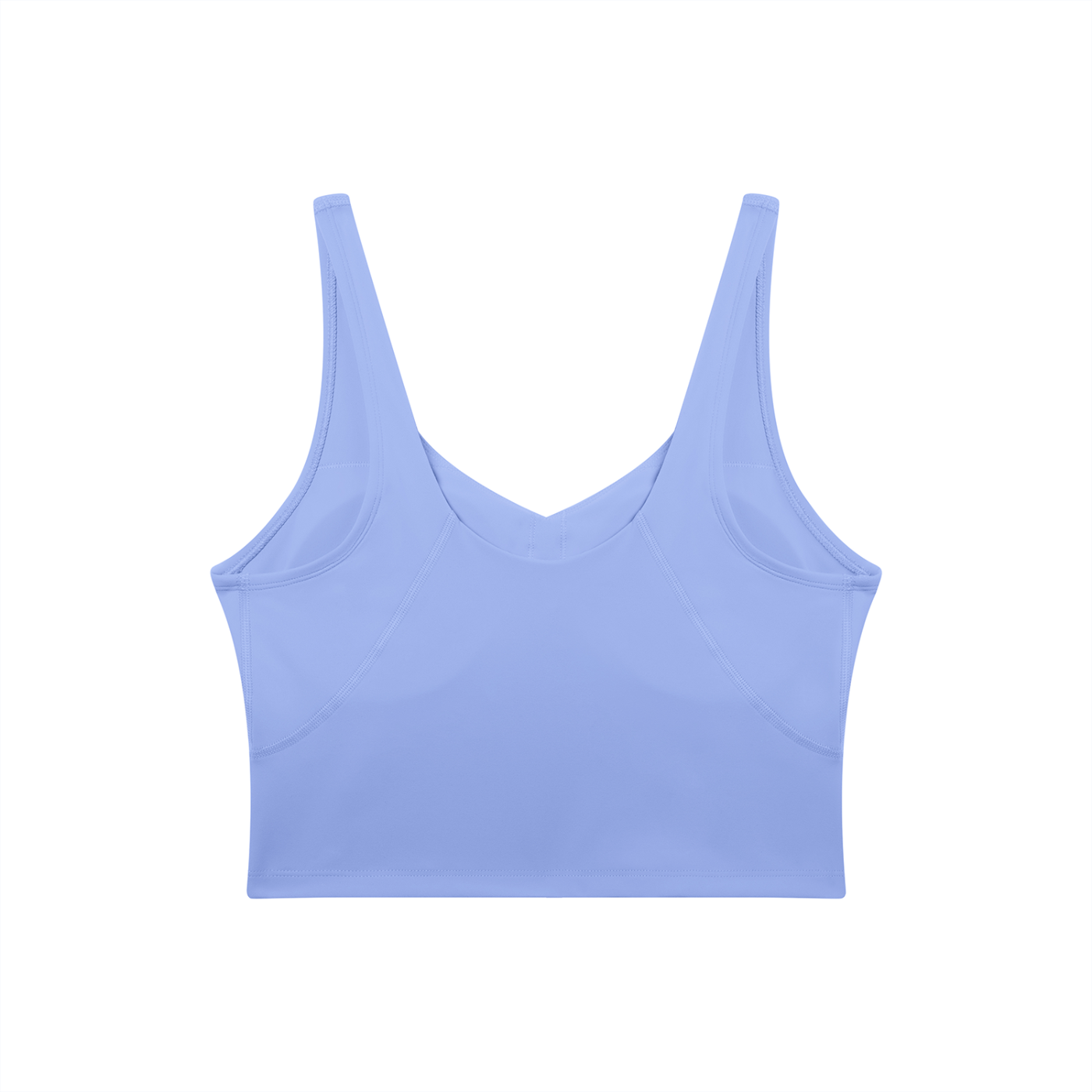Light blue tank top on a white background