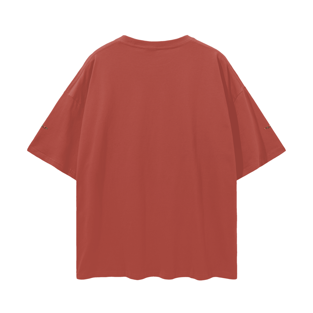 Red t-shirt on a white background