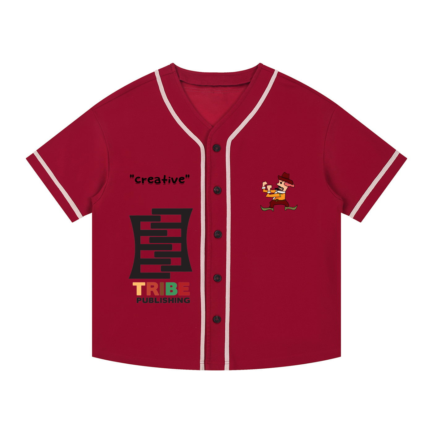 Piped Button-Up Published Jersey