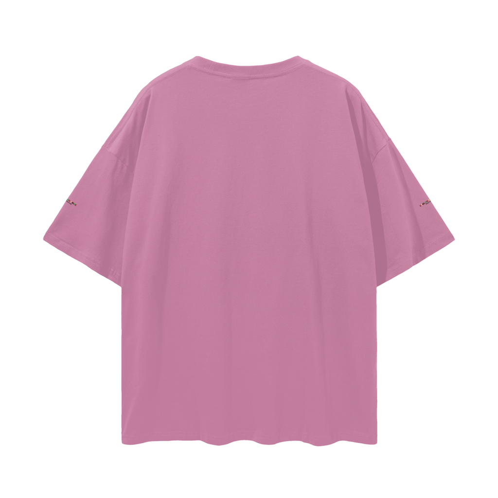Pink t-shirt on a white background
