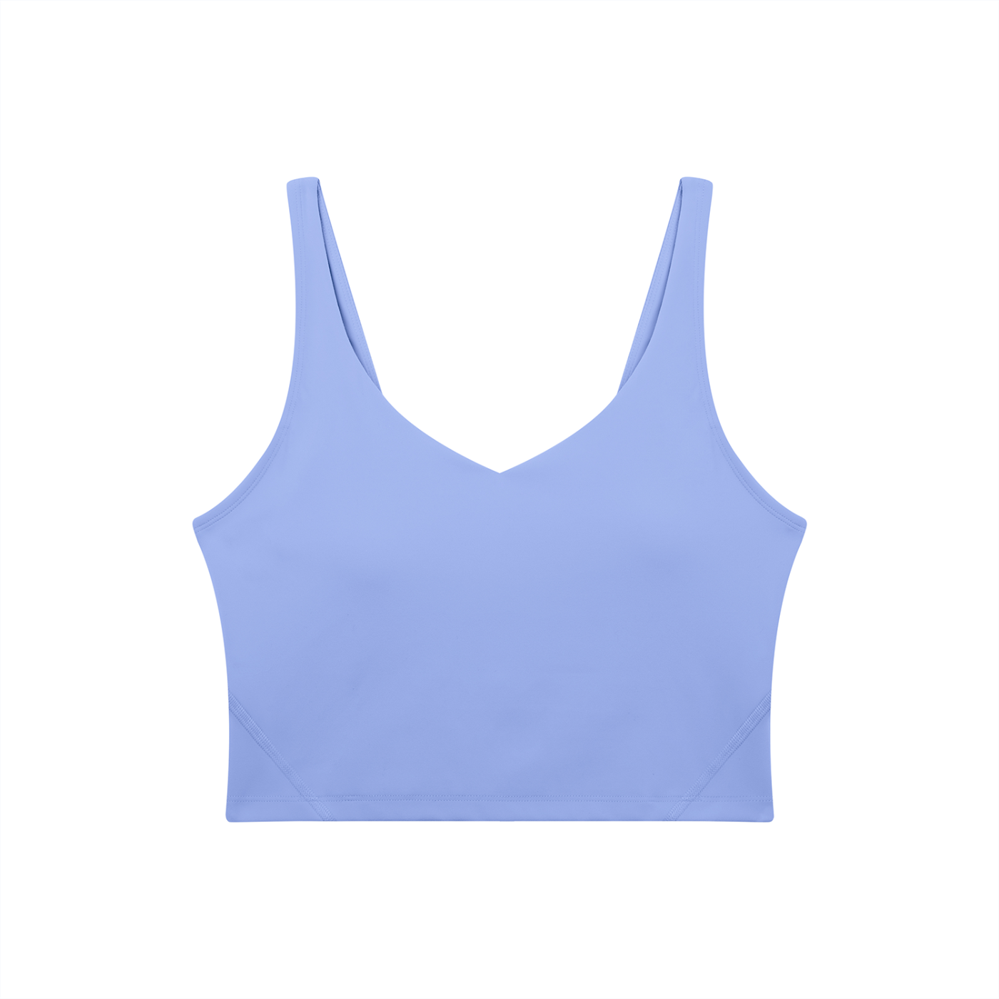 Light blue tank top on a white background