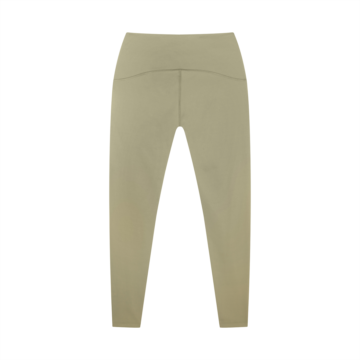 Khaki leggings on a white background