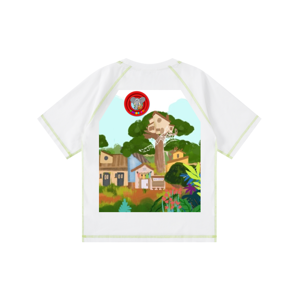 Loose Contrast-Stitched Last Rocket Kids' T-Shirt
