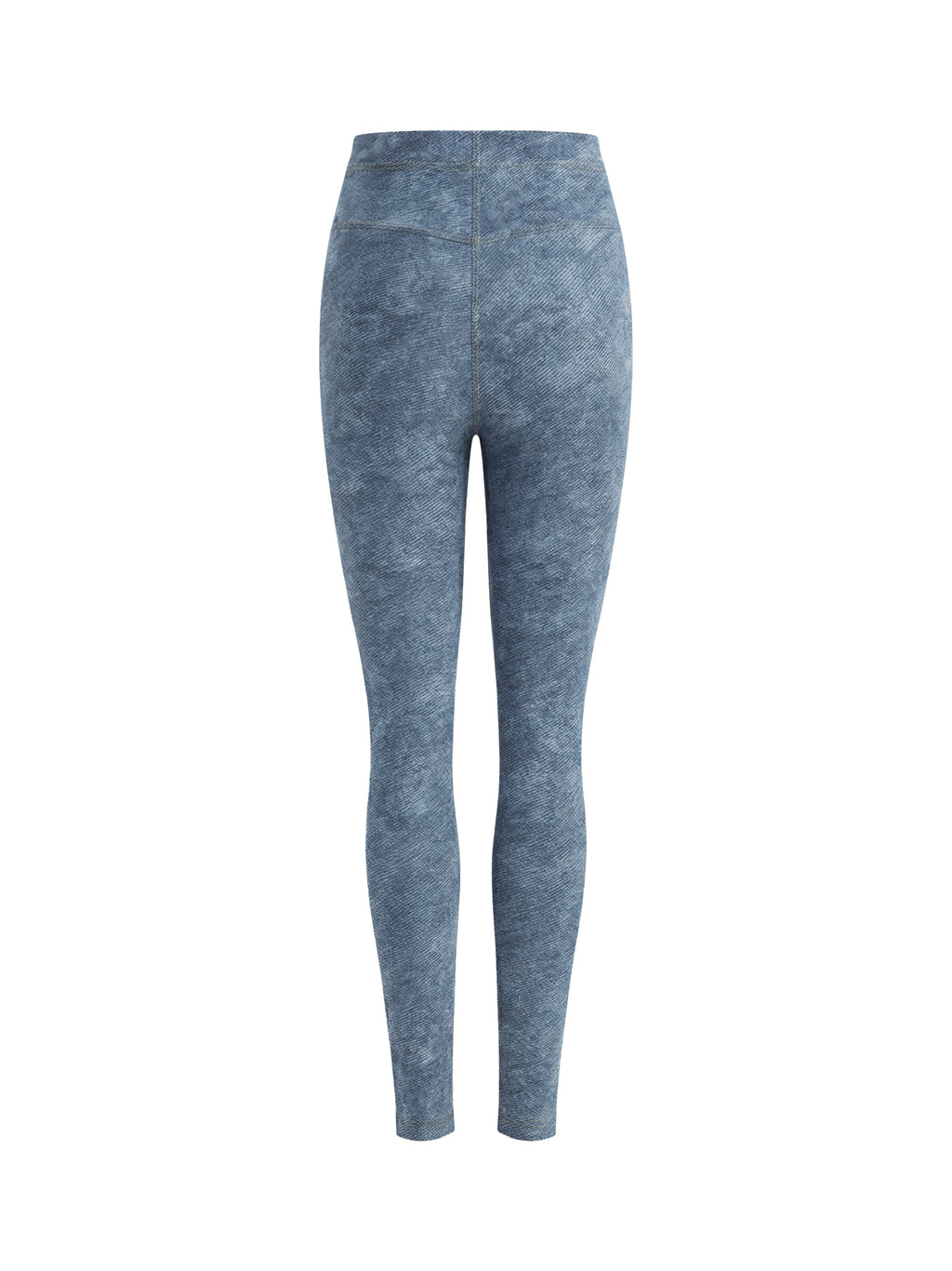 Blue leggings on a white background