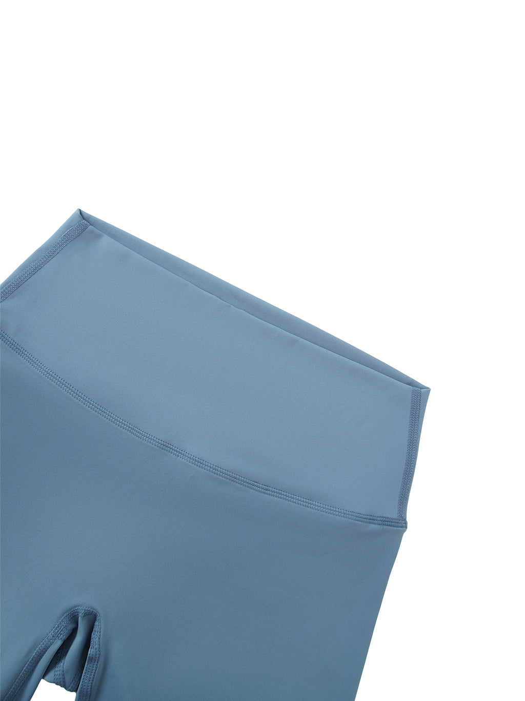 Blue fabric with a pocket on a white background