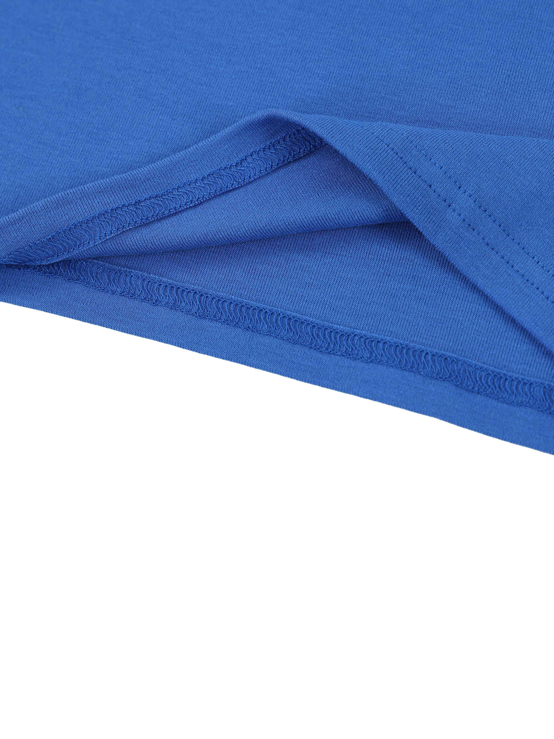 Close-up of blue fabric with a white background