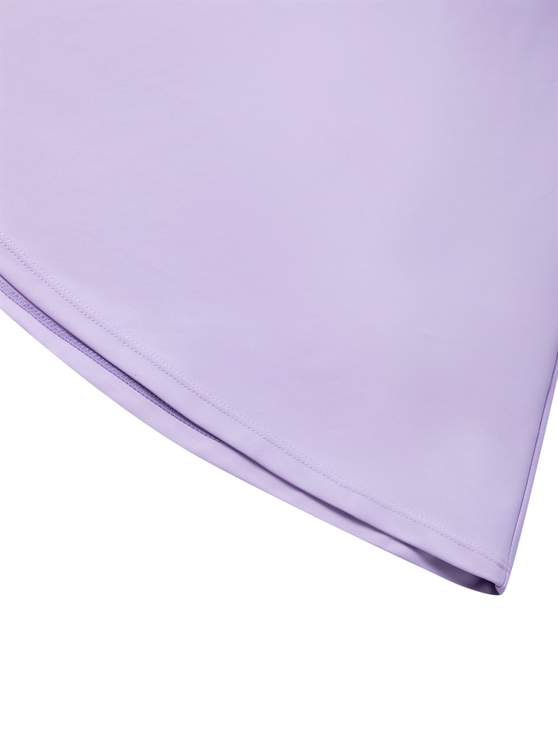 Close-up of a light purple fabric with a white background