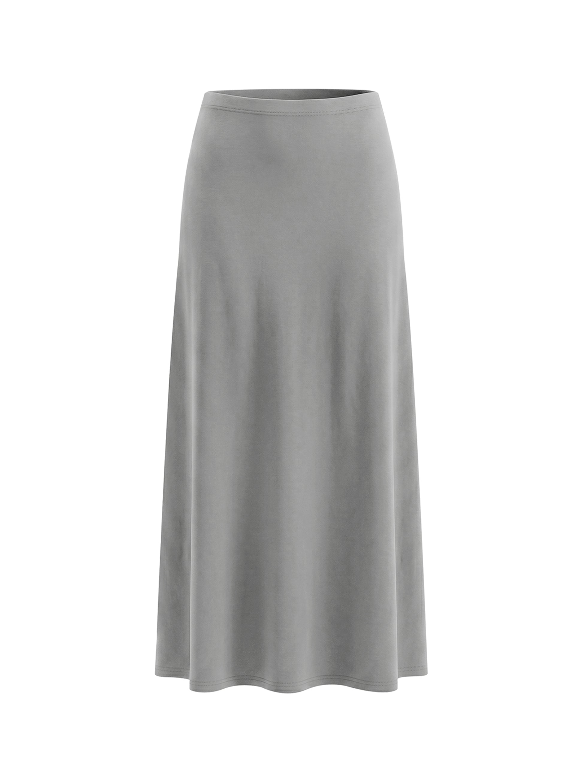 Women's Slim Thick Solid Color Knit Maxi Skirt