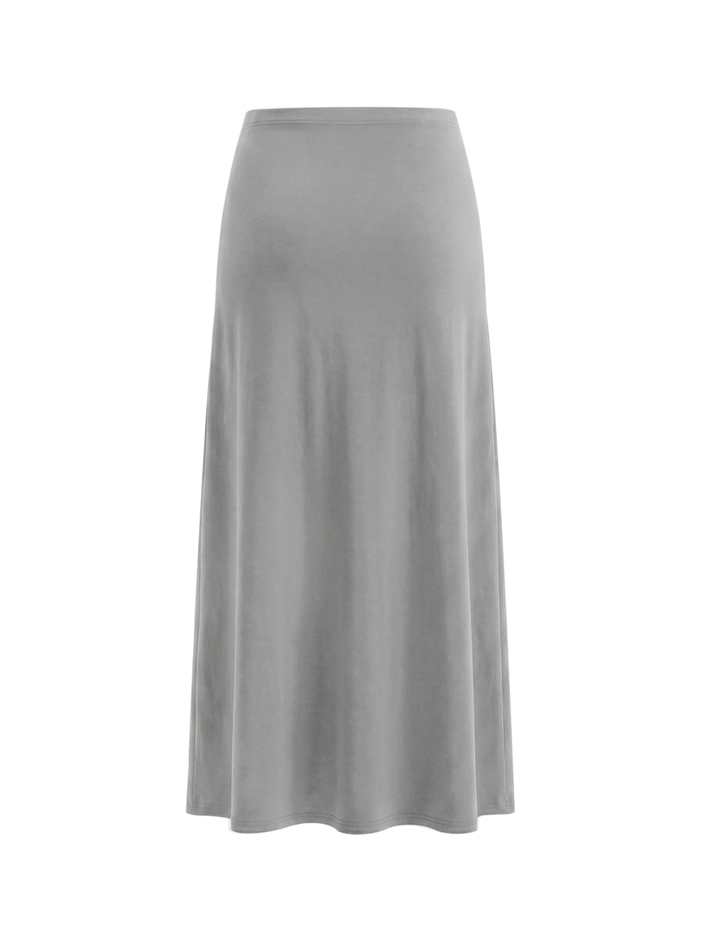 Women's Slim Thick Solid Color Knit Maxi Skirt