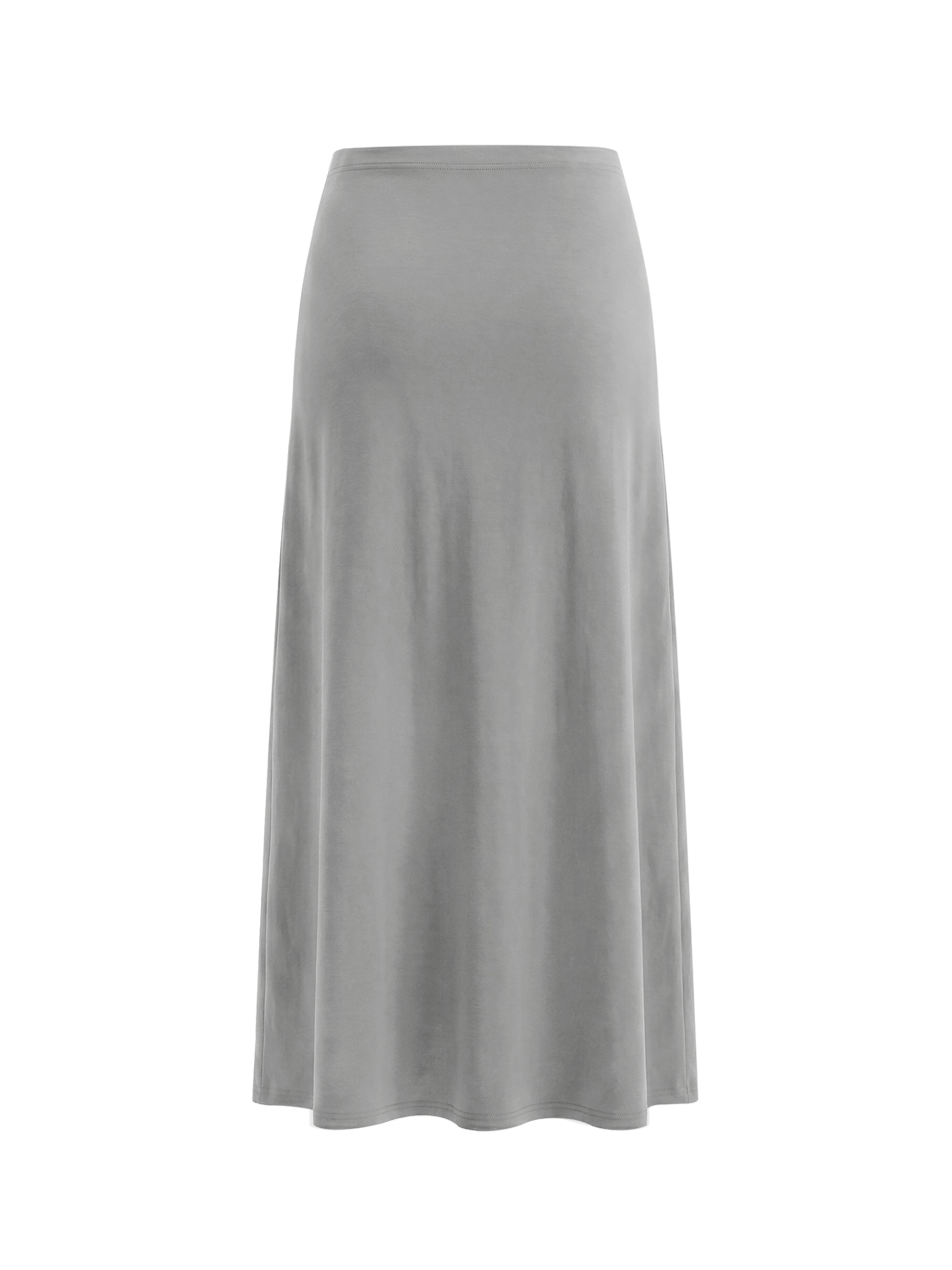 Women's Slim Thick Solid Color Knit Maxi Skirt