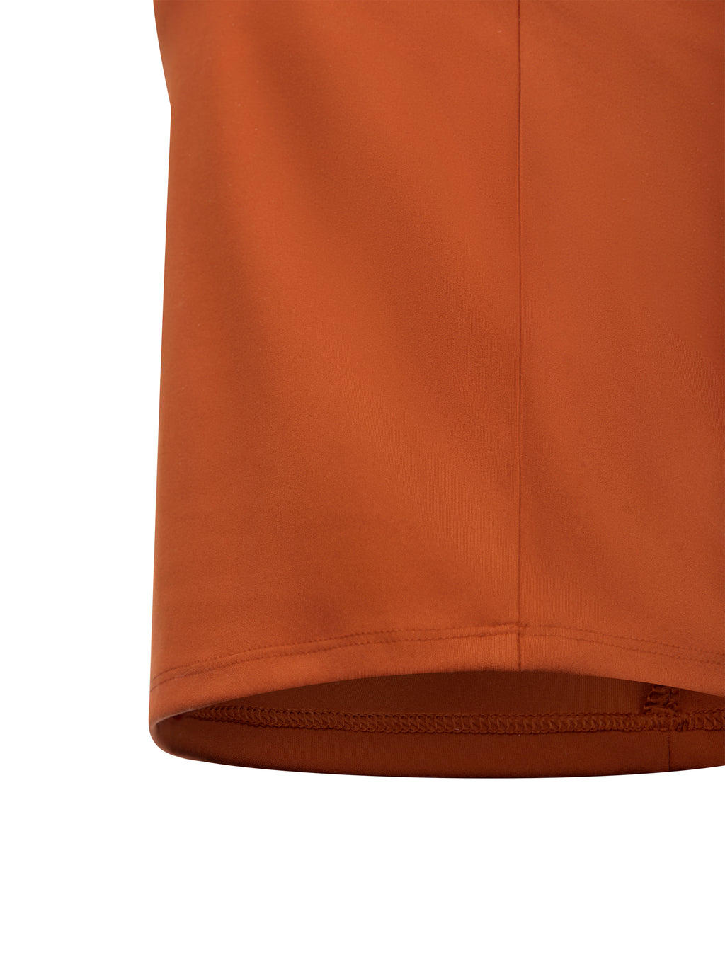 Close-up of a brown fabric texture on a white background