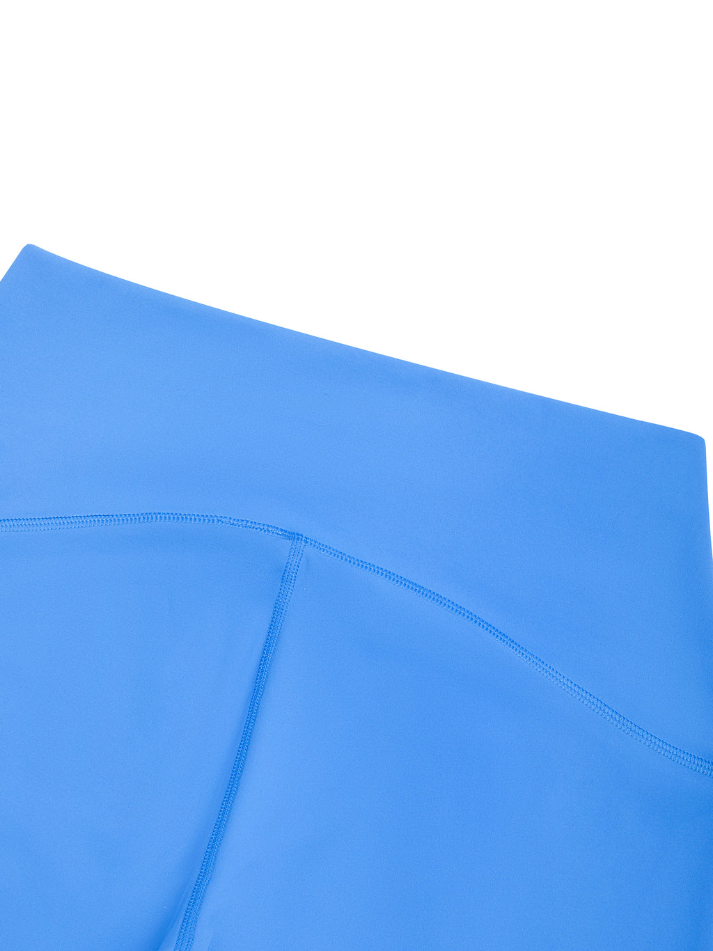 Close-up of blue fabric with a white background