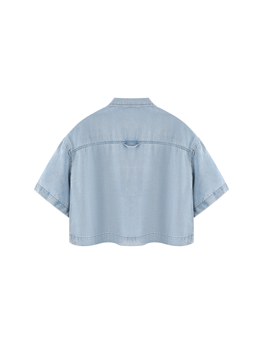 Women's Vintage Wash Boxy Cropped Shirt