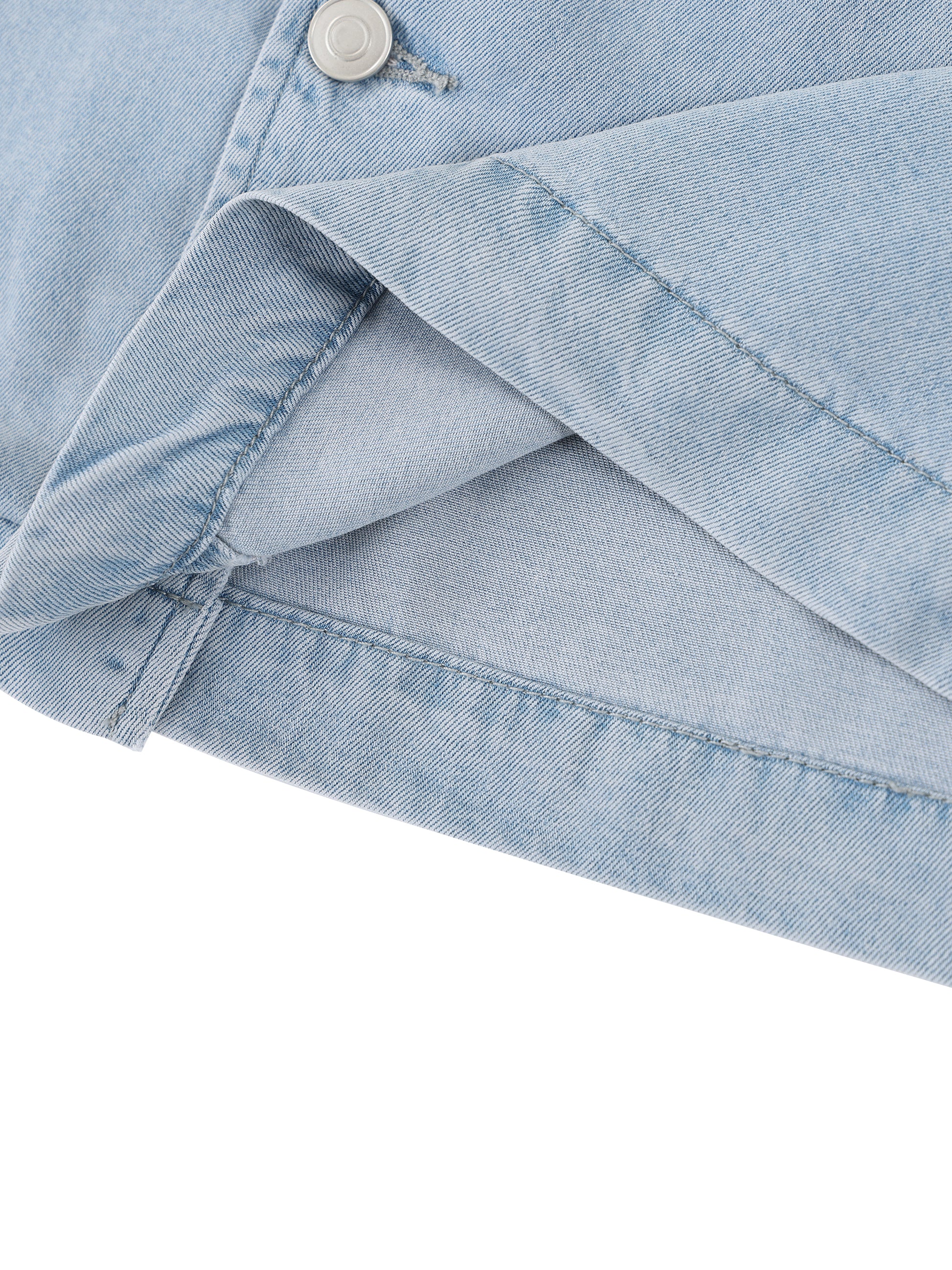 Women's Vintage Wash Boxy Cropped Shirt