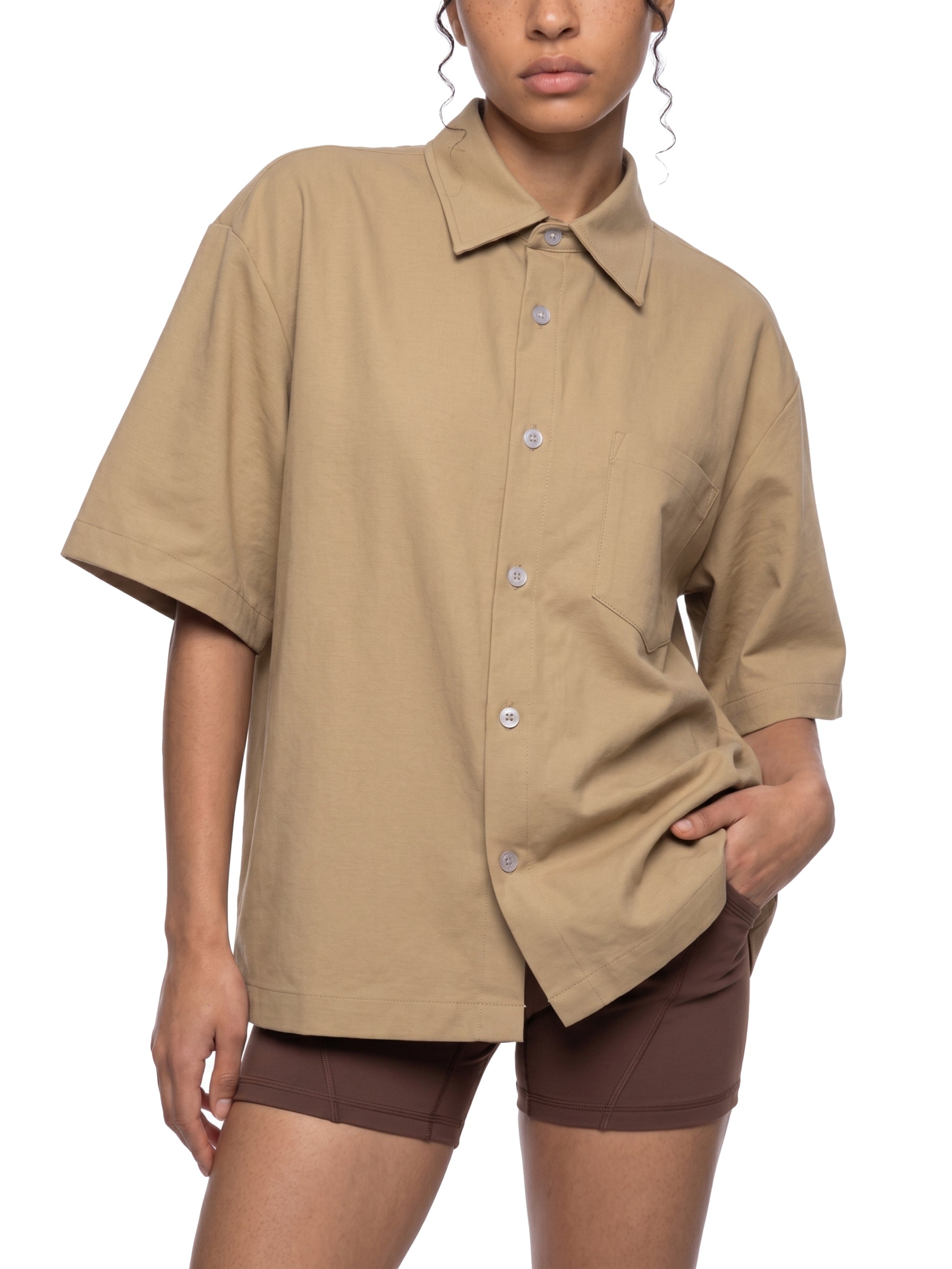Unisex Boxy Heavyweight Short Sleeve Shirt