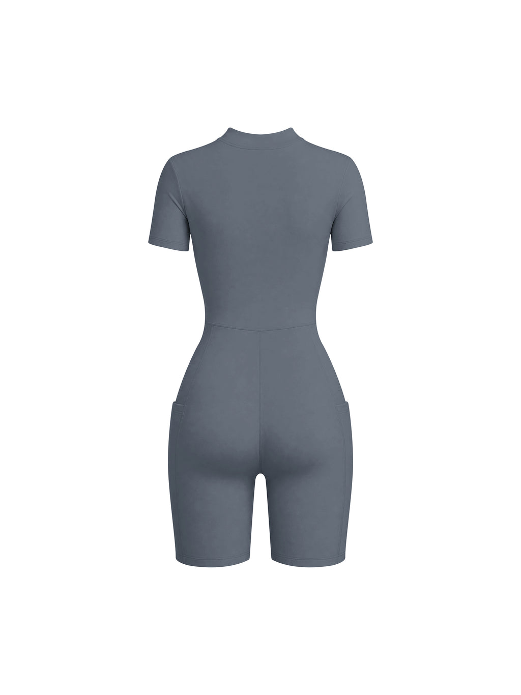 Gray bodysuit on a white background